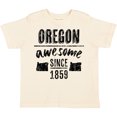 thumbnail image 3 of Inktastic Oregon Awesome Since 1859 Boys or Girls Toddler T-Shirt, 3 of 5