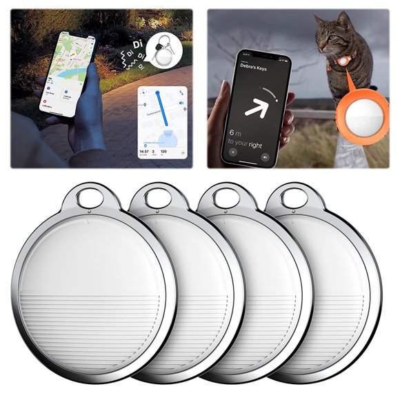husxh Mini Tracking Device Bluetooth-Compatible Work With Apple Find My GPS Lost Tracker Pet Key Child Finder Key Finder Locator for IOS System Only