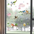 thumbnail image 3 of Spring Summer Tree Branch Bird Strike Window Cling, Anti Collision Wall Glass Sticker Decal Hummingbird Bluebird Decor, Fall Autumn Home Kitchen Office Fridge Decorations, 3 of 5