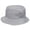 Gray, variant on Short Brim Visor Cotton Bucket Sun Hat (Small/Medium, Charcoal)