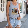 thumbnail image 7 of Rotm 4th Of July Swimsuits for Women 250 Years American Anniversary Tank Top Women 4th of July Patriotic Sleeveless Shirt American Flag Tops Light Gray,L, 7 of 7