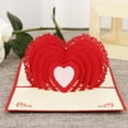 thumbnail image 6 of Sylvtty 3D Heart Pop-Up Card Valentine's Day Greeting Card Automatic Pop-Up Love Card for Mother's Day Anniversary Gift, 6 of 6