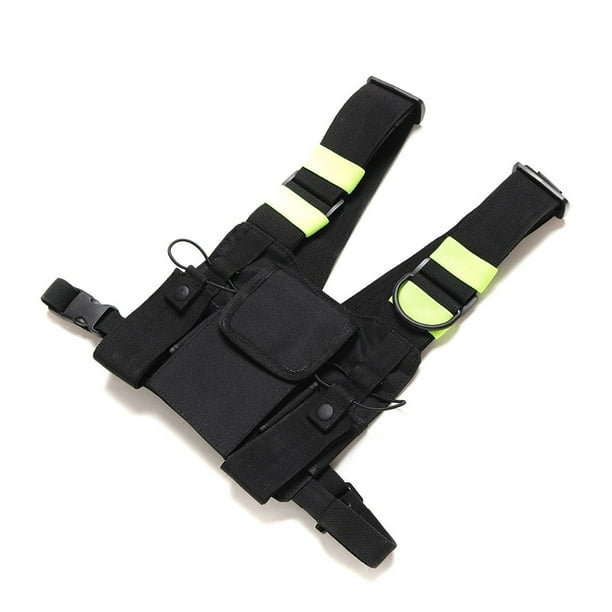 Chest Bag Adjustable Two Way Radio Vest Case Carrier Portable