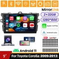 thumbnail image 5 of For Toyota Corolla 2009-2013 Android 13 GPS Car Stereo Navi Radio bt CarPlay, 5 of 17