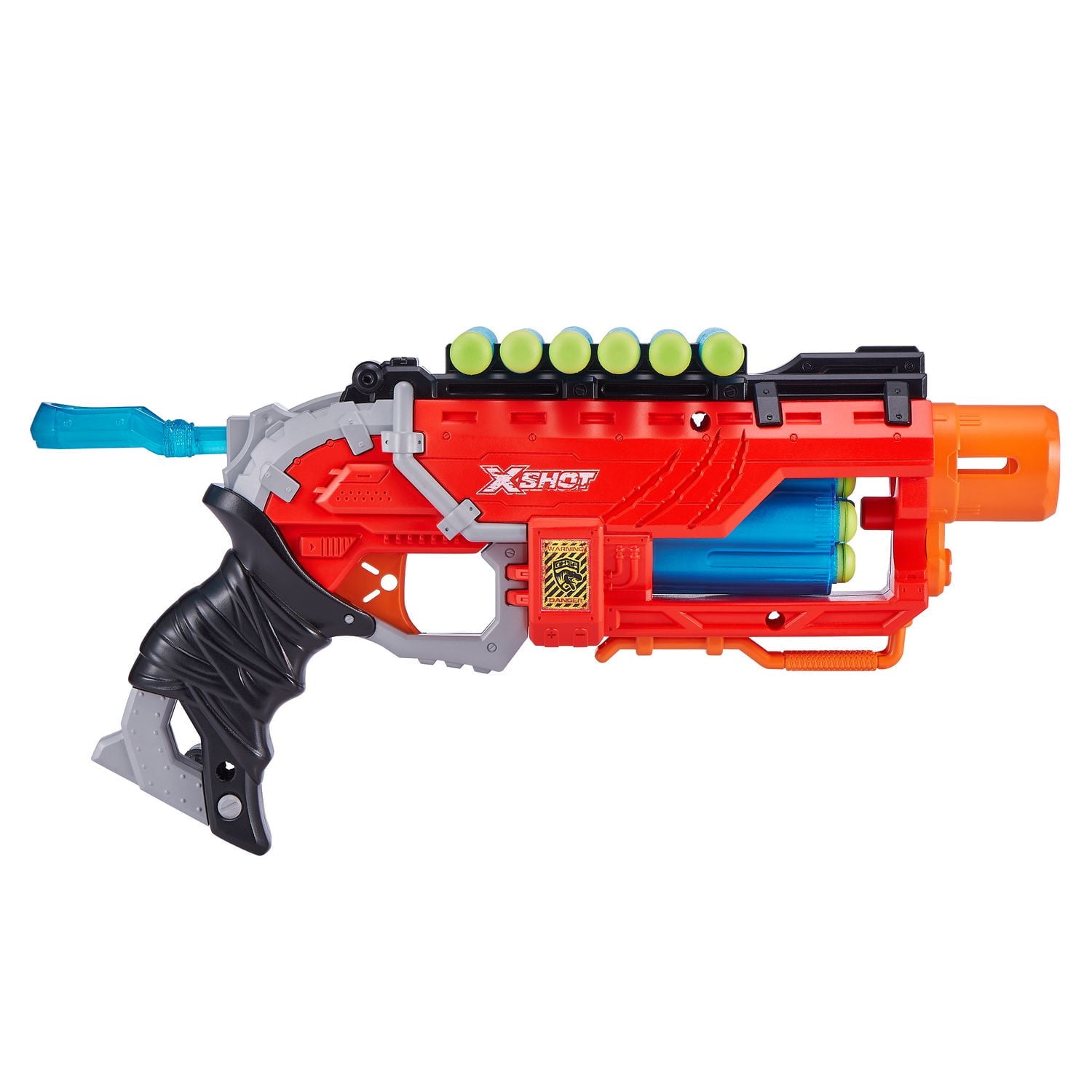 Fusil à fléchettes en mousse X-Shot Dino Attack Dino Striker (16 fléchettes, 4 œufs) par ZURU