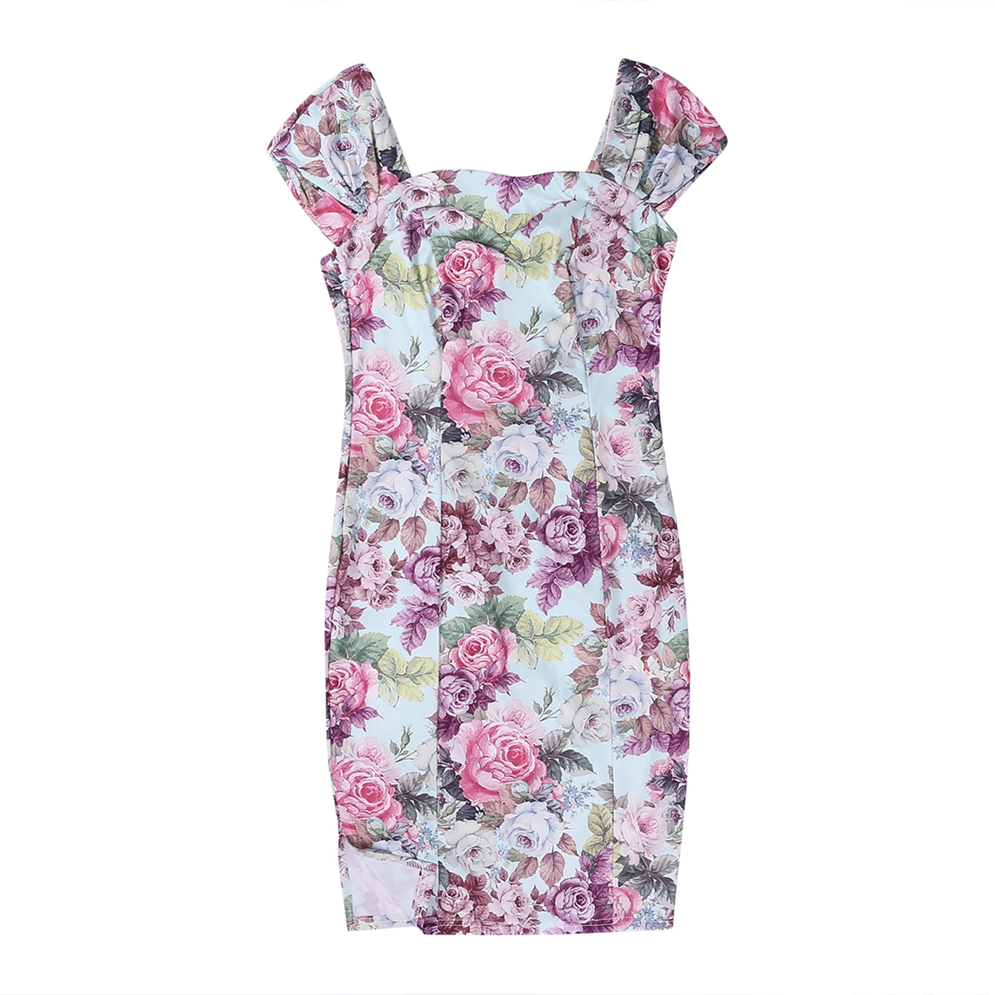 floral maxi sundress