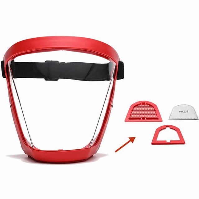 Face Shield, Clear Protective Full Face Shield, Transparent Face Shields, Eye Protection, Full Coverage Personal Protective Safety