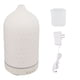 thumbnail image 1 of Humidificador difusor de aceite esencial Difusor de aromaterapia romboide de cerámica Humidificador de niebla fría con ultrasonido con 7 luces LED para el hogar 110 a 240 V Blanco Enchufe de EE. UU., 1 of 5