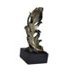 thumbnail image 4 of Figura de pluma, estatua de pluma, colección de decoración, adorno creativo único Bronce 95x82x21cm, 4 of 9