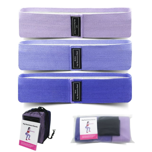 Bandas de tela para glúteos, banda de resistencia para yoga de 3 piezas, banda de resistencia para sentadillas, fiel a su promesa