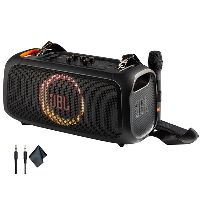 Parlante Bluetooth JBL PartyBox On-The-Go 100W con micrófono IPX4