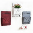 thumbnail image 2 of OULII 1Pack Flower Boxes White Flower Hanging Decoration for Bedroom Home Decor Boho Style, 2 of 8