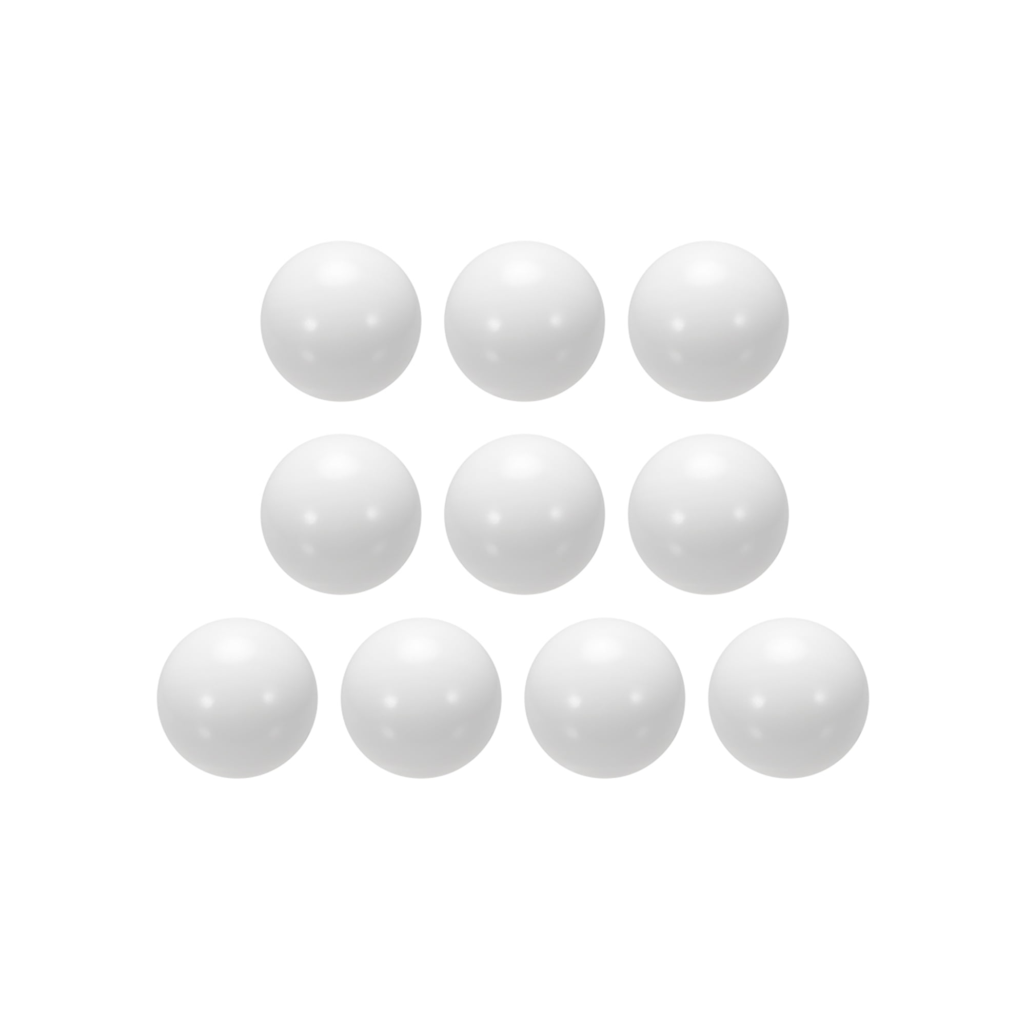Plastic Bearing Ball 10pcs sourcing map 7mm POM Coin Ring Making Balls