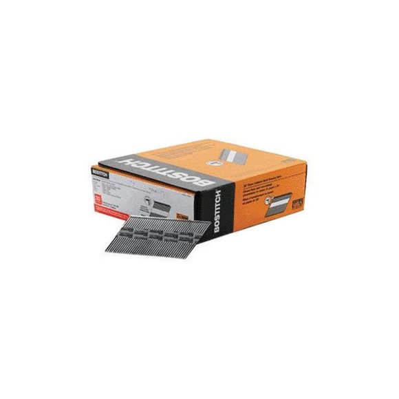 Stanley Bostitch 5000089 33 deg 11 Gauge Smooth Shank Angled Strip Nails 3.5 in. x 0.131 in. Dia. - Pack of 2,000