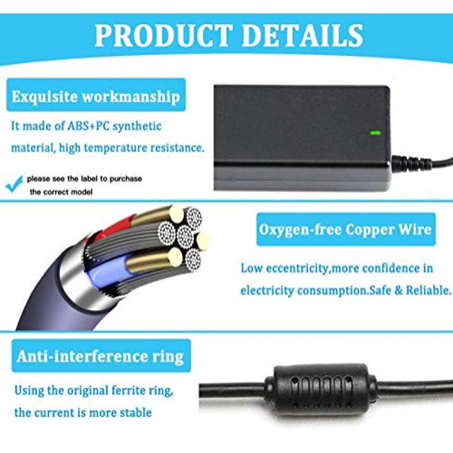 65W 19V 3.42A Nuevo Cargador Portátil para Acer Chromebook 11 R11 13 1