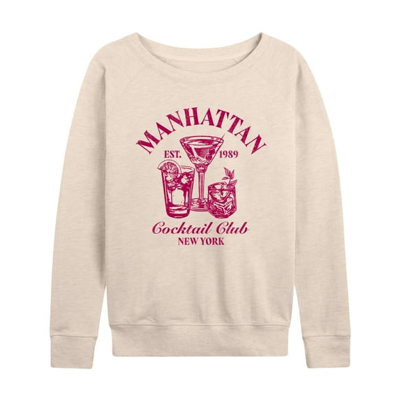 Instant Message - Manhattan Cocktail Club - Women's French Terry Long Sleeve Shirt