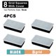 thumbnail image 1 of DEKAXID 4/6/8/15 Molde para bandeja de hielo grande de rejilla gigante de silicona de grado alimenticio, molde cuadrado para cubitos de hielo, molde para hacer cubitos de hielo DIY, 1 of 7
