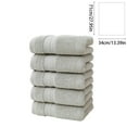 thumbnail image 3 of 5-Piece Bath Towels Set, Thick Soft and Highly Absorbent Cotton Bath Towels for Bathroom, Gym, Spa, Pool, Quick-Dry Towels for Face, Body, Household Use, Perfect Gift Set, 3 of 7