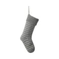 thumbnail image 2 of Christmas Stocking, Large Holiday Sock, Gray Polyester Decor, 18-Inch Size, Fireplace Mantel Decoration,Vsgery, 2 of 9