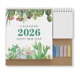 thumbnail image 6 of 2026 English Calendar Desk Standing Calendar Small Monthly Planner Table Office Calendar Mini Tabletop Schedule Wall Home Office, 6 of 9