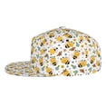 thumbnail image 4 of Uemuo Bee and Flowers Pattern Women's Baseball Cap,Straight Brim Hat,Golf Dad Hat,Travel Hat,Sun Protection Cap,Everyday Accessory, 4 of 9