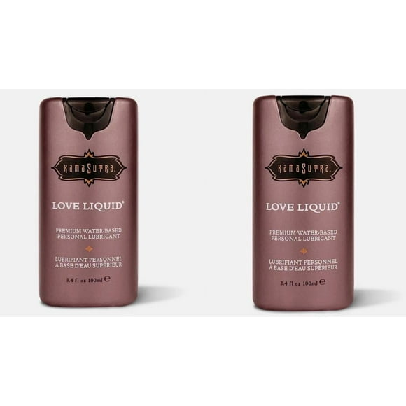Kama Sutra Love Liquid Lubrifiant à Base d'Eau (Lot de 2)