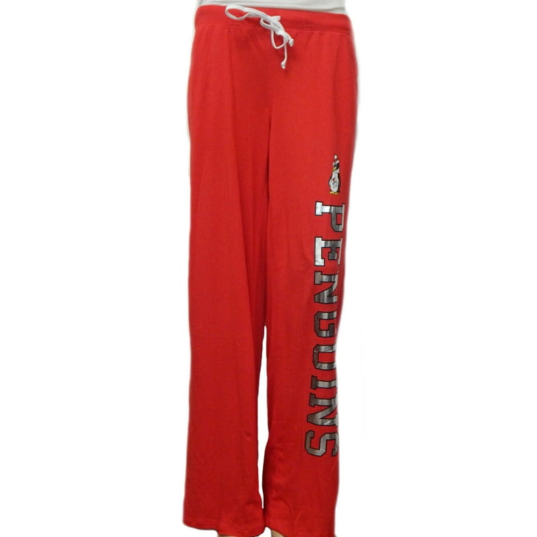 Youngstown State Penguins Adult Women Ankle-Length Pajama Lounge Sleep Yoga  Pants with Foil Logo (Size Medium) 