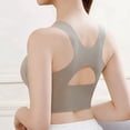thumbnail image 4 of Bralette – Wireless Seamless Fit for Sleep Women's Solid Color Seamless Back Shockproof Push Up Push Up Wireless Sports Bra With Widened Side Walls, 4 of 4