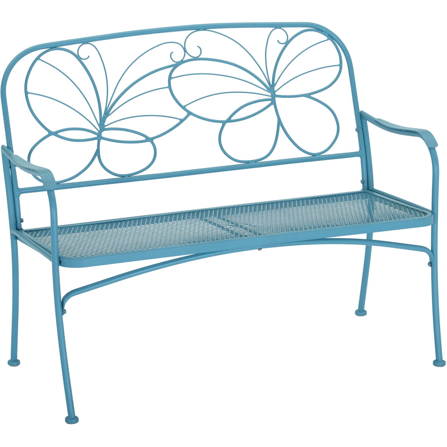 Mainstays Butterfly Outdoor Patio Bench Walmart Com