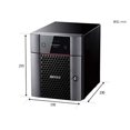 thumbnail image 2 of BUFFALO TeraStation 3420DN NAS de escritorio SMB de 4 bahías de 16 TB (4x4 TB) con discos duros incluidos Almacenamiento conectado en red, 2 of 2
