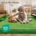 thumbnail image 4 of ODIKA 8'x10' Golf Course Hole Holes Design Theme Green Washable Area Rug Non-Shedding, Easy Care, for King Size Bedroom Under Bed, Master Suite, 4 of 7