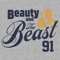 thumbnail image 2 of Boy's Beauty and the Beast Dance Silhouette  Graphic Tee Athletic Heather X Large, 2 of 5