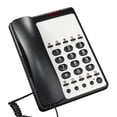 thumbnail image 4 of B188B Fixed Landline Phone Desktop and Wall Mount Lanldine Telephone for Hotel Front Desk Telephone, 4 of 9