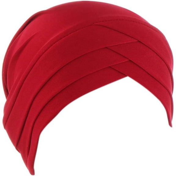 Minzimin Chemo Cancer Beanies Turbans Hats Cap Twisted Hair Cover Headwrap Turban Headwear for Women