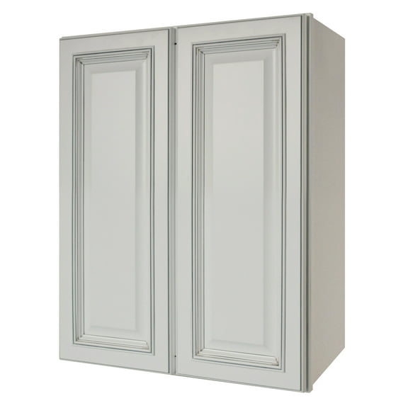 Sunny Wood Rlw2430-A Riley 24" Wide X 30" High Double Door Wall Cabinet - White