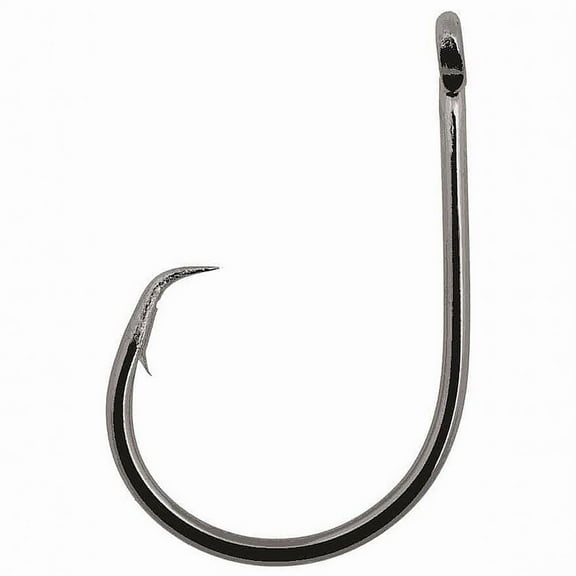 Owner Hooks SSW Circle Hook Hangnail Point 8/0 27Pk Black Chrome - 5379-181