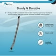 thumbnail image 3 of MARINE CITY Round Tube Boat Handle Grab Bar Mount Handrail 18 Inches, 304 Grade Stainless Steel for Yachts, RVs, and Boats Pack of 1, 3 of 7