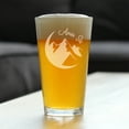 thumbnail image 2 of Bevvee Pint Glass 16 oz Apres Ski Gifts for Skiing Enthusiasts Beer Glasses, 2 of 4