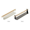 thumbnail image 2 of Irfora Toallero de madera para baño, estantes para baño, montado en la pared, sin clavos, soporte para toalla colgante, barra de toalla, estante de toalla de hierro a prueba de óxido Irfora Toallero, 2 of 7