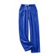 thumbnail image 1 of Pantalones informales de felpa cálidos y lisos para mujer: pantalones de pijama holgados, cintura alta, cinturilla elástica, poliéster, tallas S-XXXL, 1 of 6