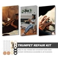 thumbnail image 3 of UPOUART 1 Ensemble Kit de Réparation de Valve de Trompette Accessoires de Trompette Kit de Soin de Valve Ressort en Feutre Coussin en Liège Essentiel, 3 of 8
