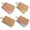 Light Pink + Light Yellow + Light Green + Light Blue, variant on Godderr Blank Flash Cards Memory Doodle Phonics Rigid Cardstock Ring-and-Loop Design 4PCS