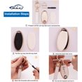 thumbnail image 4 of HAHDAXIA for Nissan Key Fob Cover 5 Buttons Soft TPU Full Covers Protection Key Case Shell with Leather Keychains Fit for Nissan Altima Rogue Sentra Pathfinder Armada Maxima Murano (P-Nisn-5), 4 of 6