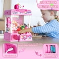 thumbnail image 3 of Mini juguete Claw Machine CWLAKON para niños con forma de unicornio, color rosa, 3 of 7
