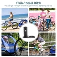 thumbnail image 3 of Baby Sundries Traction Head Bike Trailer Coupler Attachment Steel Hitch Coupler Attachment Angled Elbow, 3 of 9