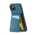 thumbnail image 4 of ELEHOLD for iPhone 14 Plus Leather Wallet Case with Card Slots Magnetic Button Kickstand Function Full Body Protective Shockproof Cover for iPhone 14 Plus 6.7",Blue, 4 of 8