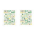 thumbnail image 3 of Wisewang Nail Wraps Sticker Crafting Fashion Manicure Labels Sculpture Design Adhesive Decals Patrick's Celebration Supplies WG488 2Set, 3 of 6