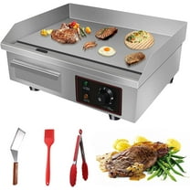 Sedeke 110V 3000W 22" Commercial Electric Countertop Griddle Flat Top Grill Hot Plate BBQ,Adjustable Thermostatic Control,Stainless Steel Restaurant Grill for Kitchen