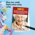 thumbnail image 5 of Funny Birthday Greeting Card with 5 x 7 Inch Envelope (1 Card) Bday Weird Grandma Birthday - Old Woman Holding Teacup, 5 of 6