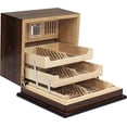 thumbnail image 6 of Prestige Import Group Elevate Lacquer Humidor w/ Articulating Multi-Tier Tray System - Capacity: Holds up to 150 Cigars - Rio Rosewood Finish, 6 of 8